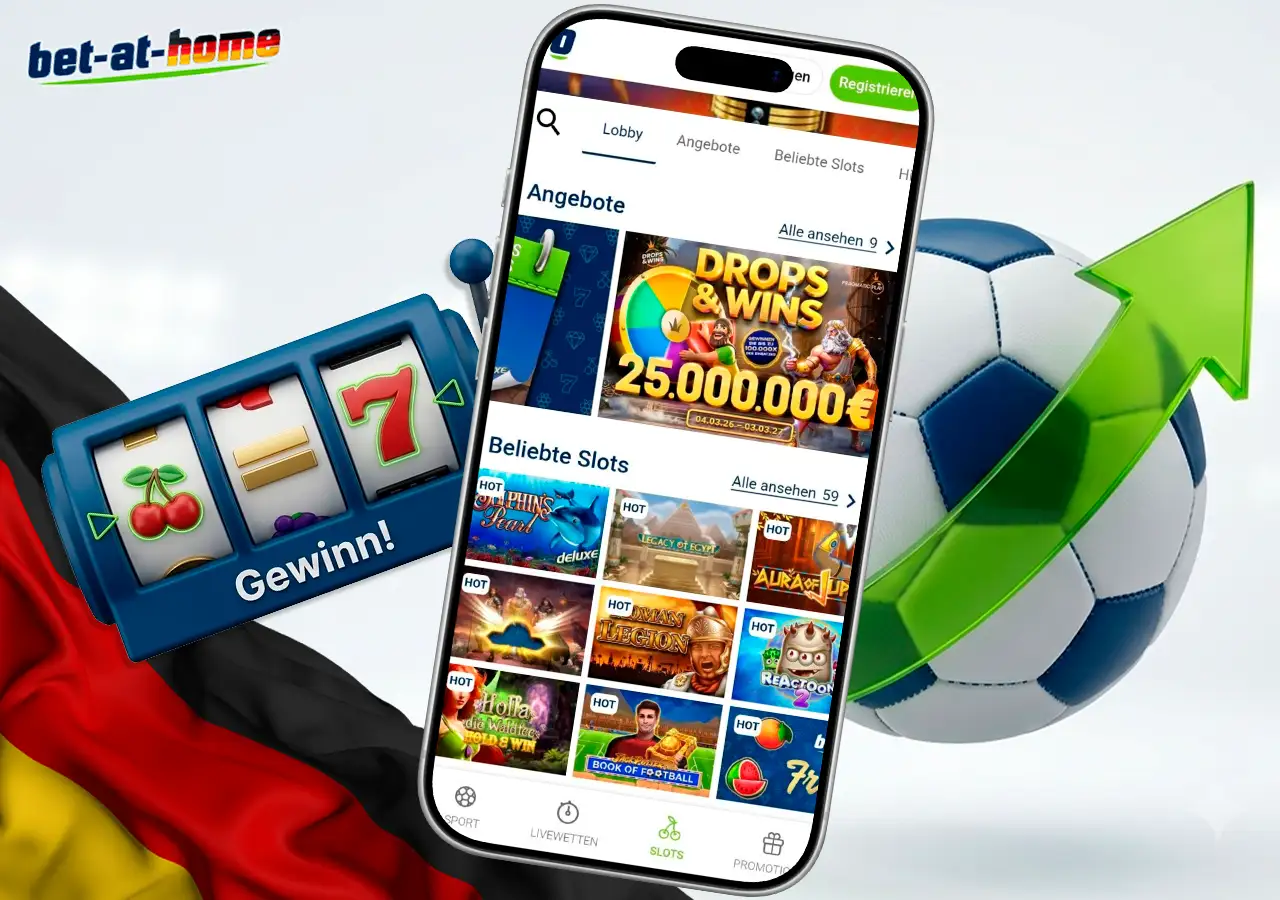 Beliebte online Slots und Spielautomaten im bet-at-home Casino.